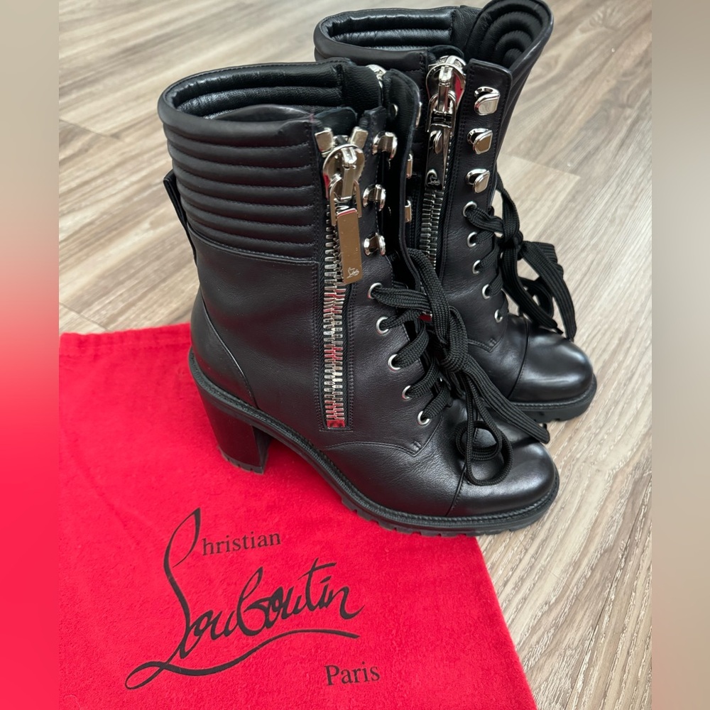 Christian Louboutin En Hiver 70 Calf Boots